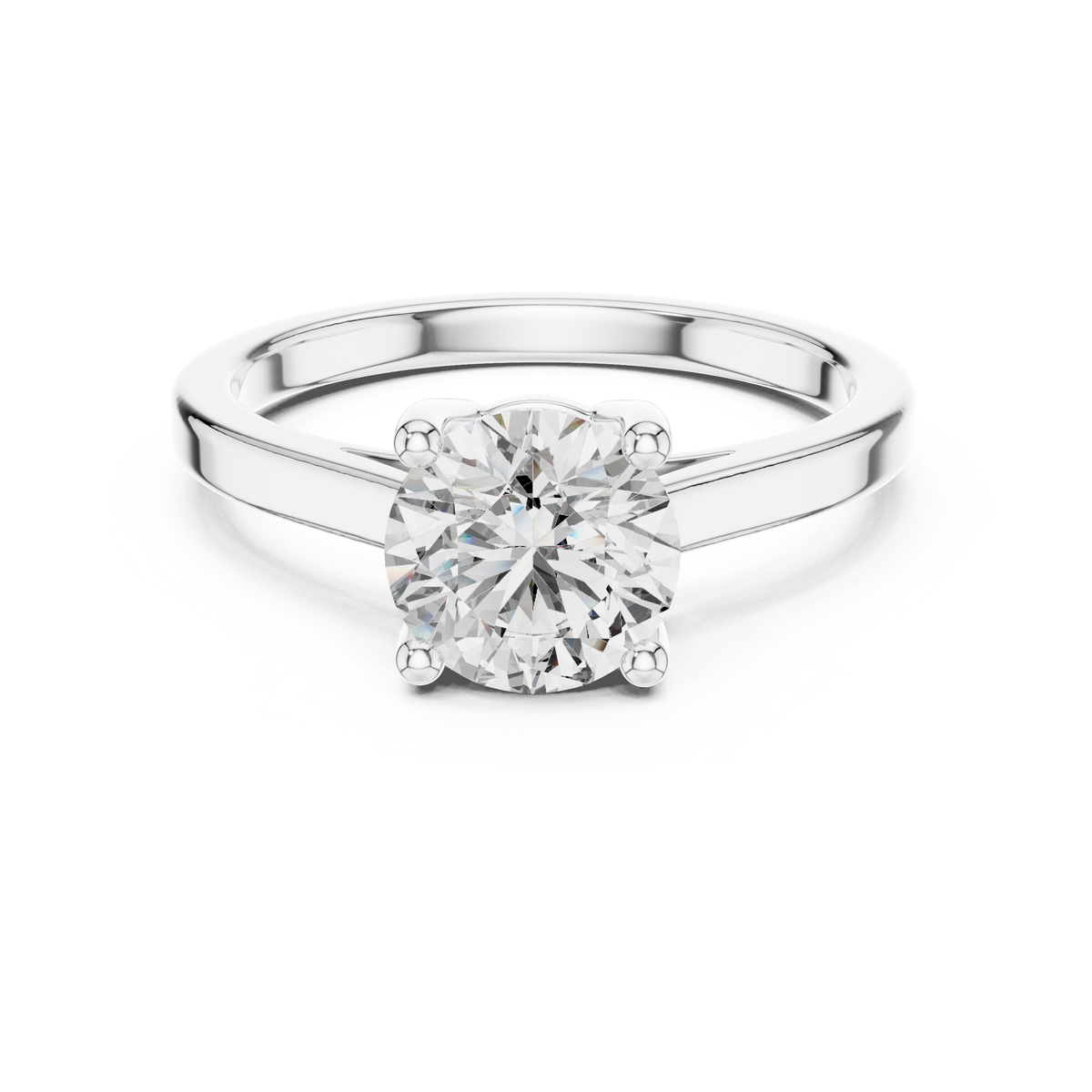 Velvet Cushion Lab Grown Diamond Solitaire Ring.