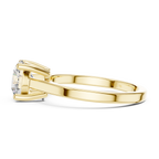 Velvet Cushion Lab Grown Diamond Solitaire Ring.