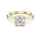 Velvet Cushion Lab Grown Diamond Solitaire Ring.