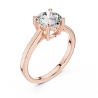 Velvet Cushion Lab Grown Diamond Solitaire Ring.