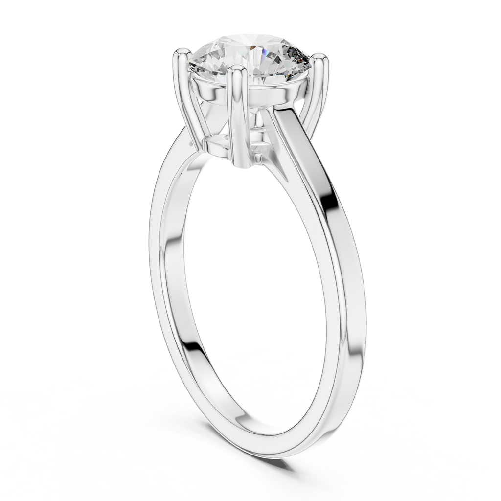 Velvet Cushion Lab Grown Diamond Solitaire Ring.