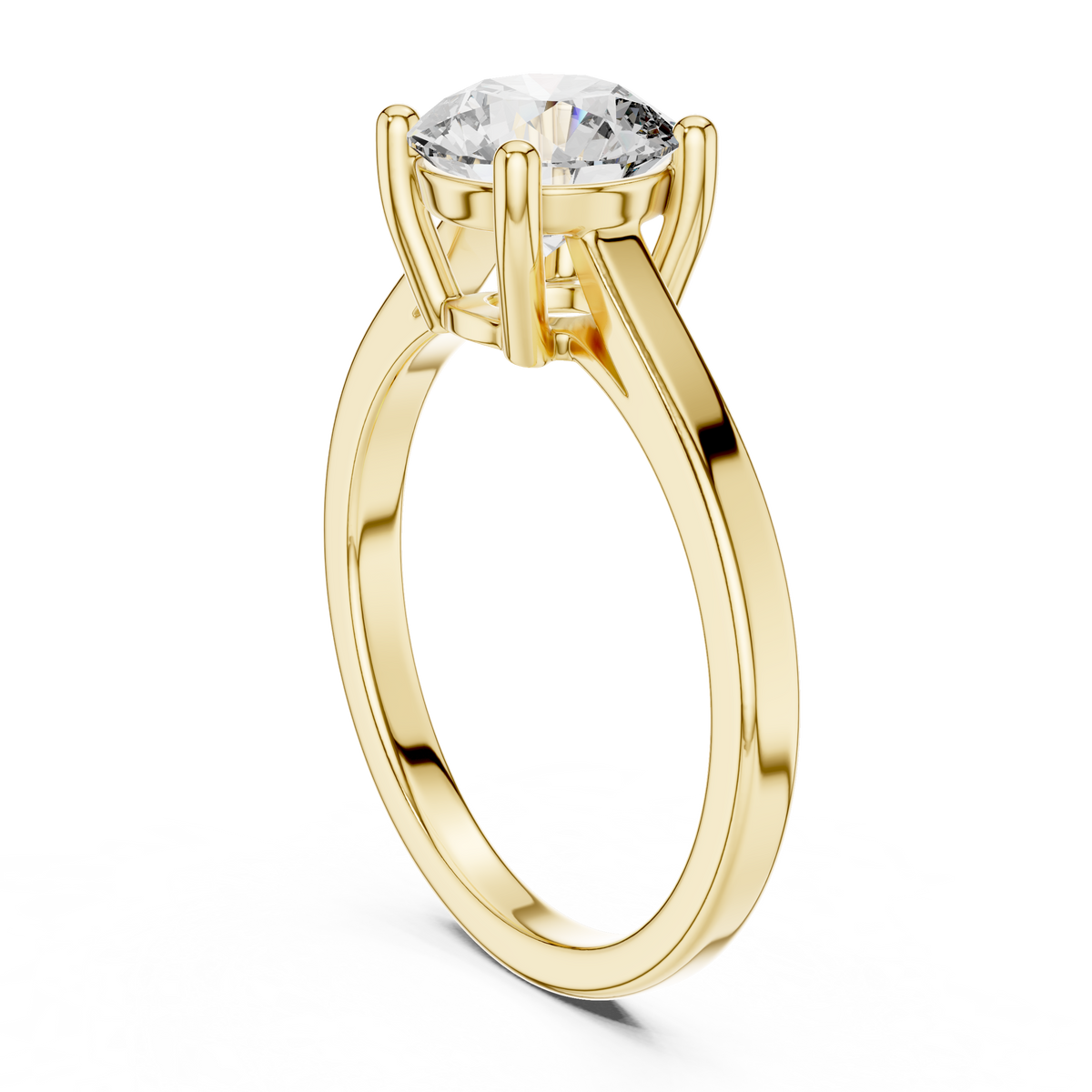 Velvet Cushion Lab Grown Diamond Solitaire Ring.
