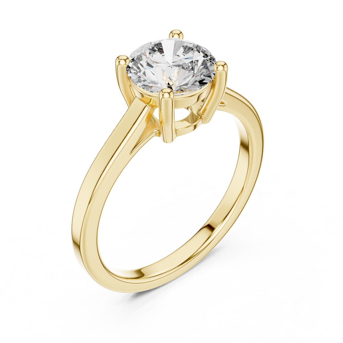 Velvet Cushion Lab Grown Diamond Solitaire Ring.