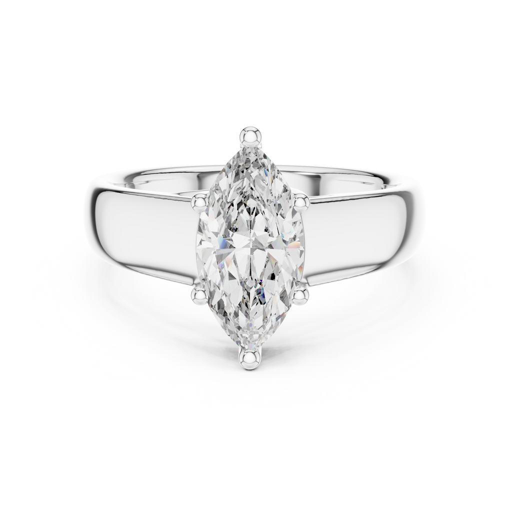 Marquise Elegance Lab Grown Diamond Solitaire Ring