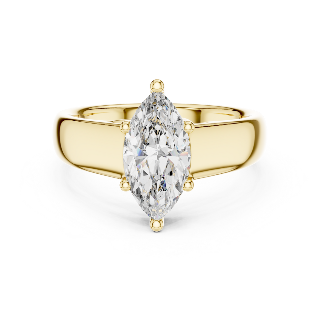 Marquise Elegance Lab Grown Diamond Solitaire Ring