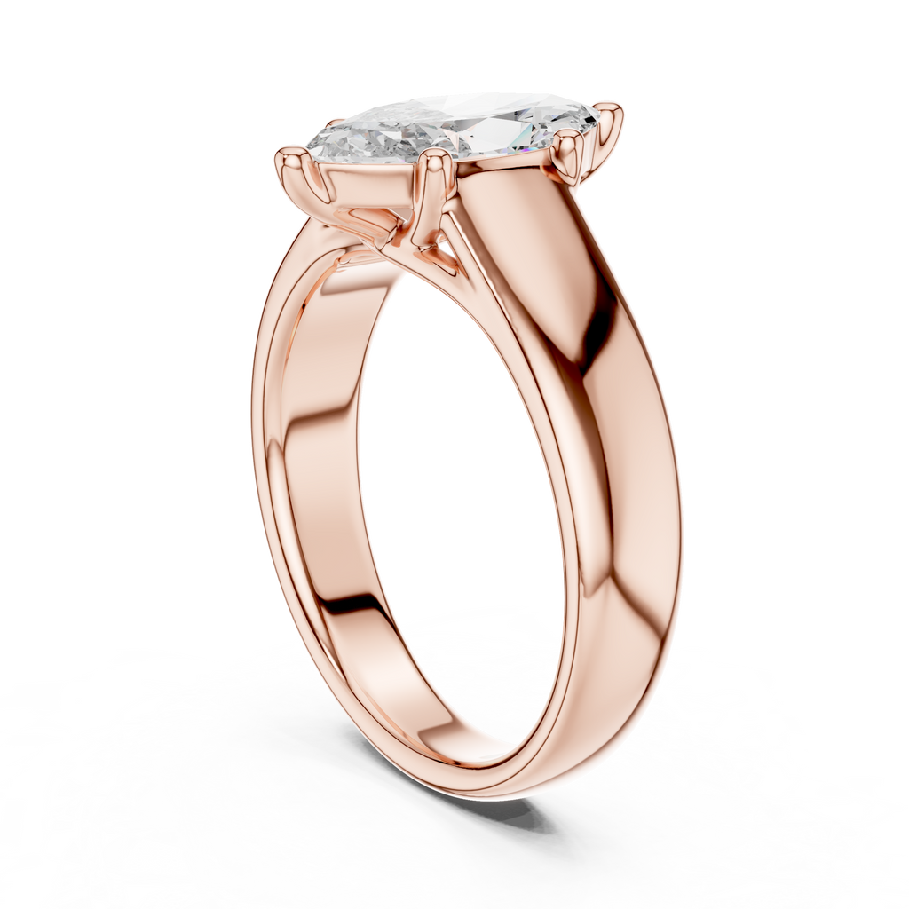 Marquise Elegance Lab Grown Diamond Solitaire Ring