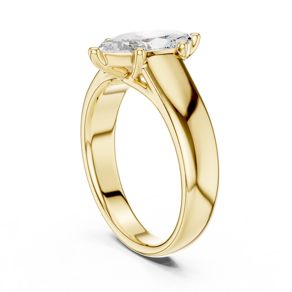Marquise Elegance Lab Grown Diamond Solitaire Ring