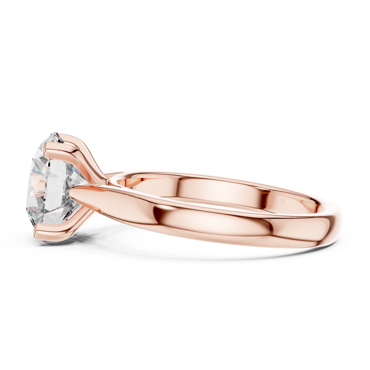 Lumina Round-Cut Lab Grown Diamond Solitaire Ring