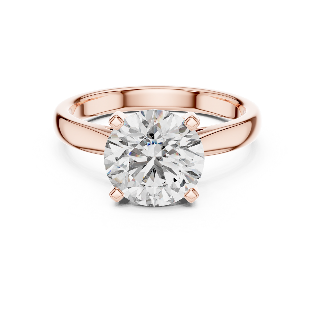 Lumina Round-Cut Lab Grown Diamond Solitaire Ring