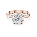 Lumina Round-Cut Lab Grown Diamond Solitaire Ring