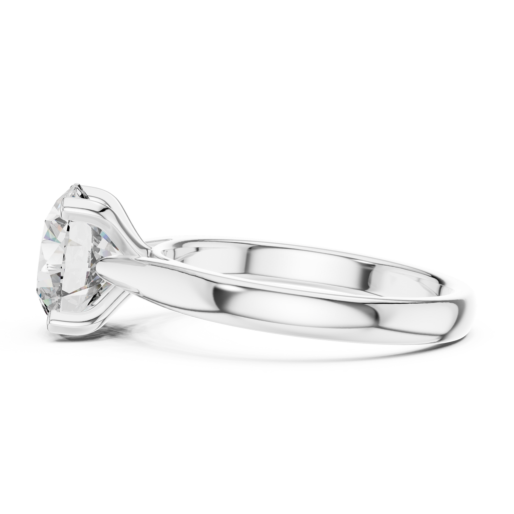 Lumina Round-Cut Lab Grown Diamond Solitaire Ring