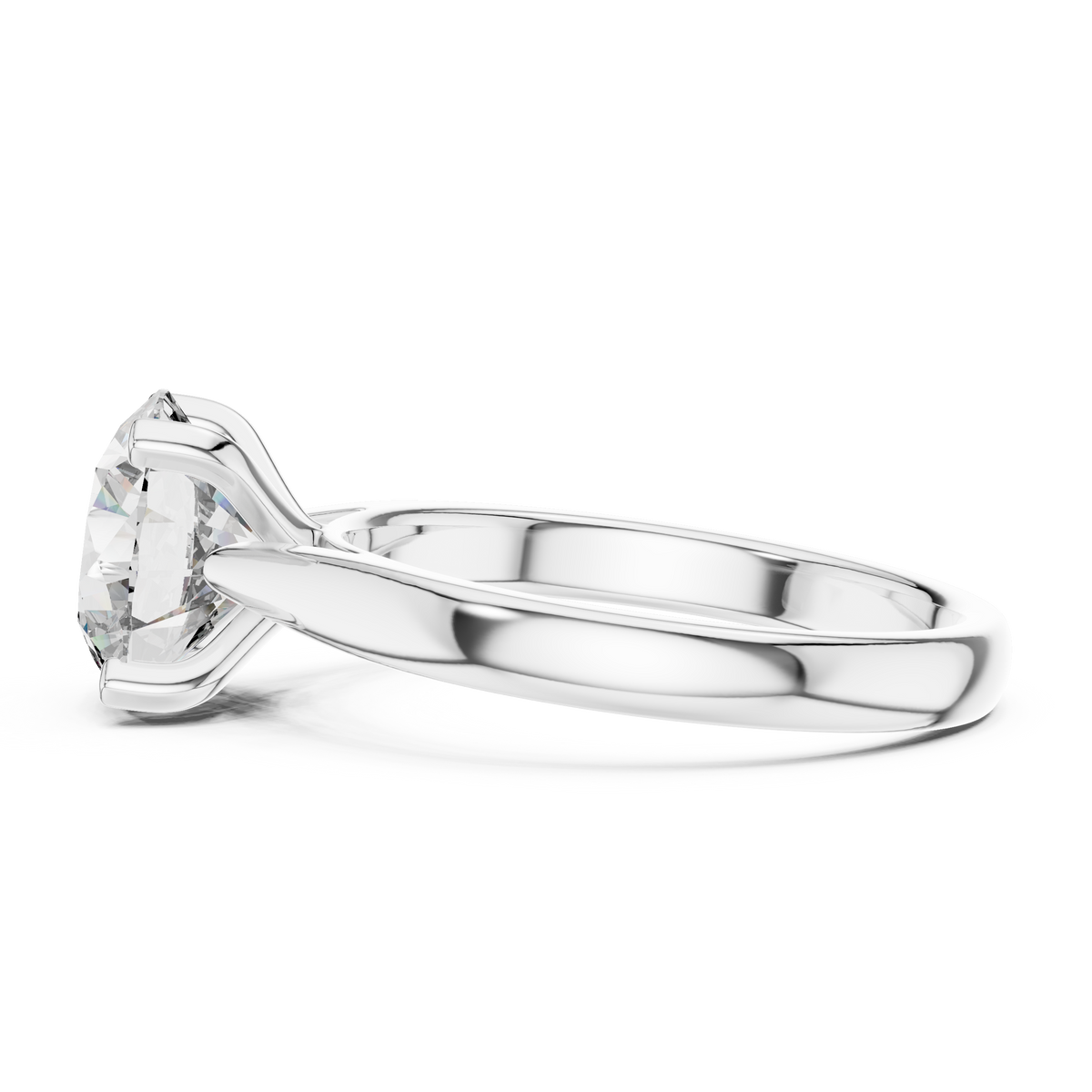 Lumina Round-Cut Lab Grown Diamond Solitaire Ring