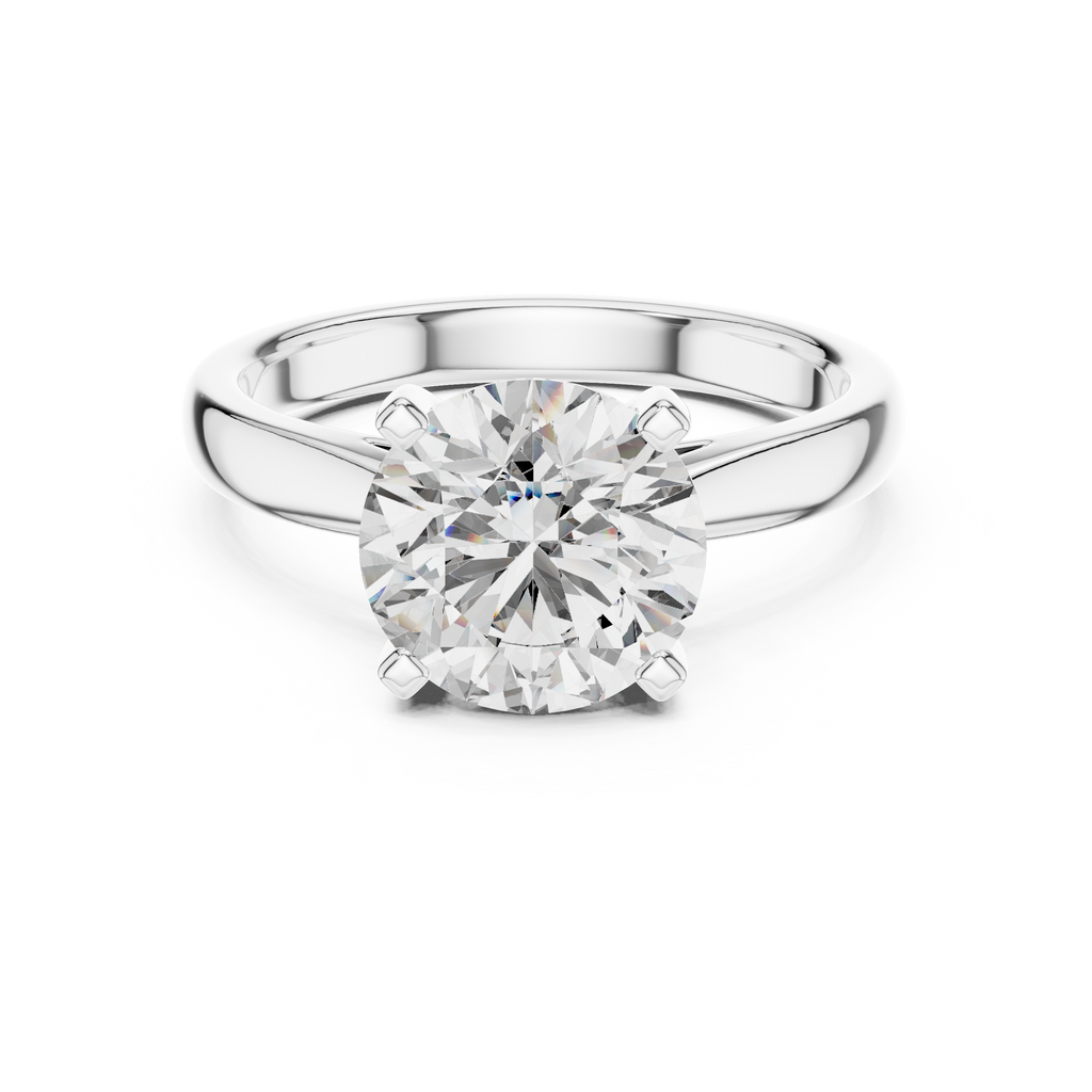 Lumina Round-Cut Lab Grown Diamond Solitaire Ring