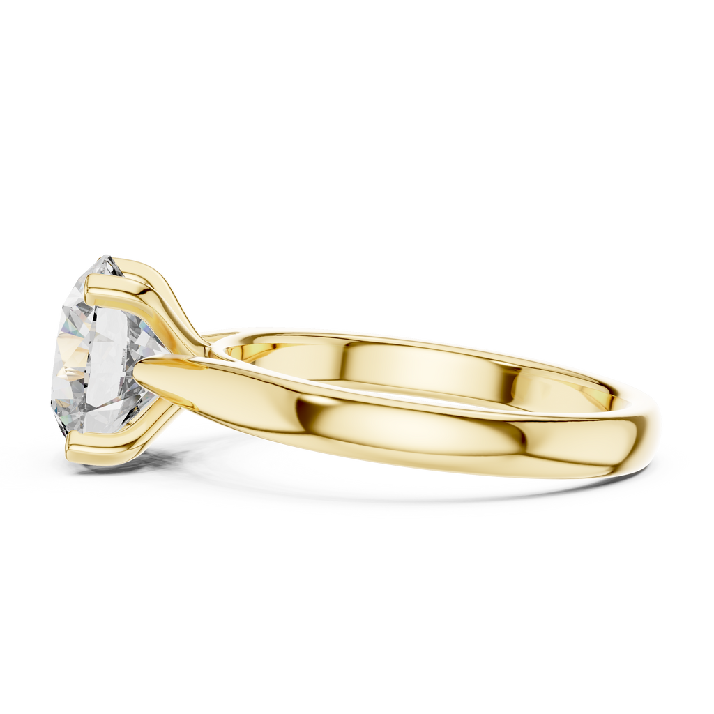 Lumina Round-Cut Lab Grown Diamond Solitaire Ring