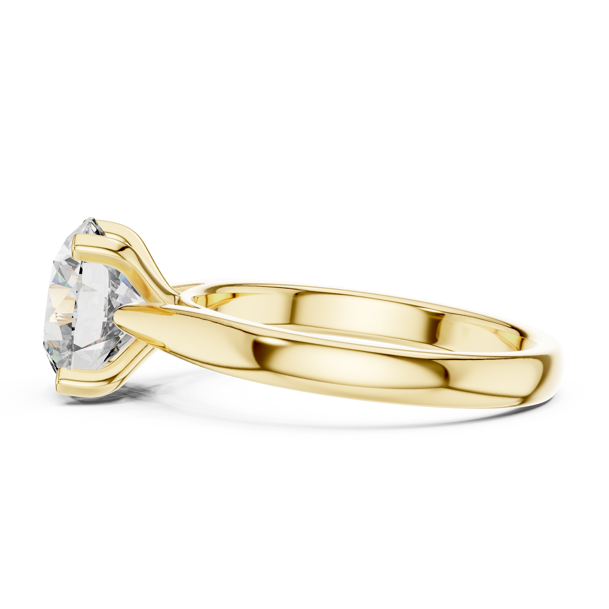 Lumina Round-Cut Lab Grown Diamond Solitaire Ring