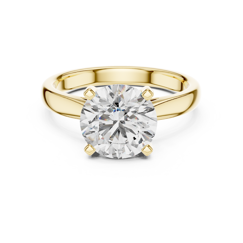 Lumina Round-Cut Lab Grown Diamond Solitaire Ring