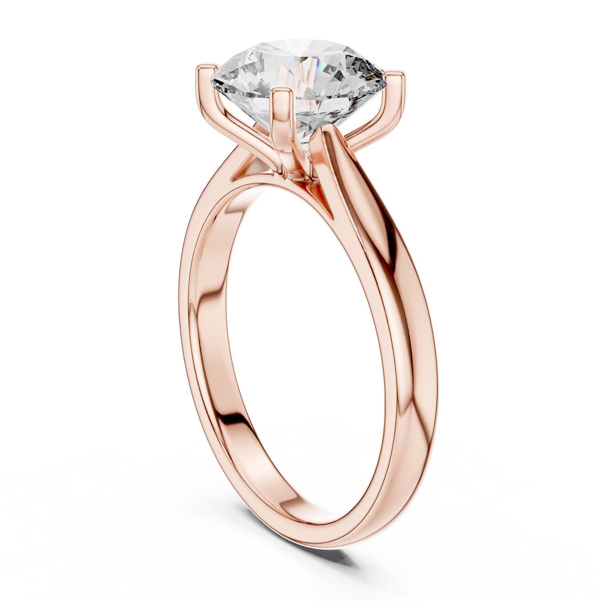 Lumina Round-Cut Lab Grown Diamond Solitaire Ring