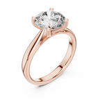 Lumina Round-Cut Lab Grown Diamond Solitaire Ring