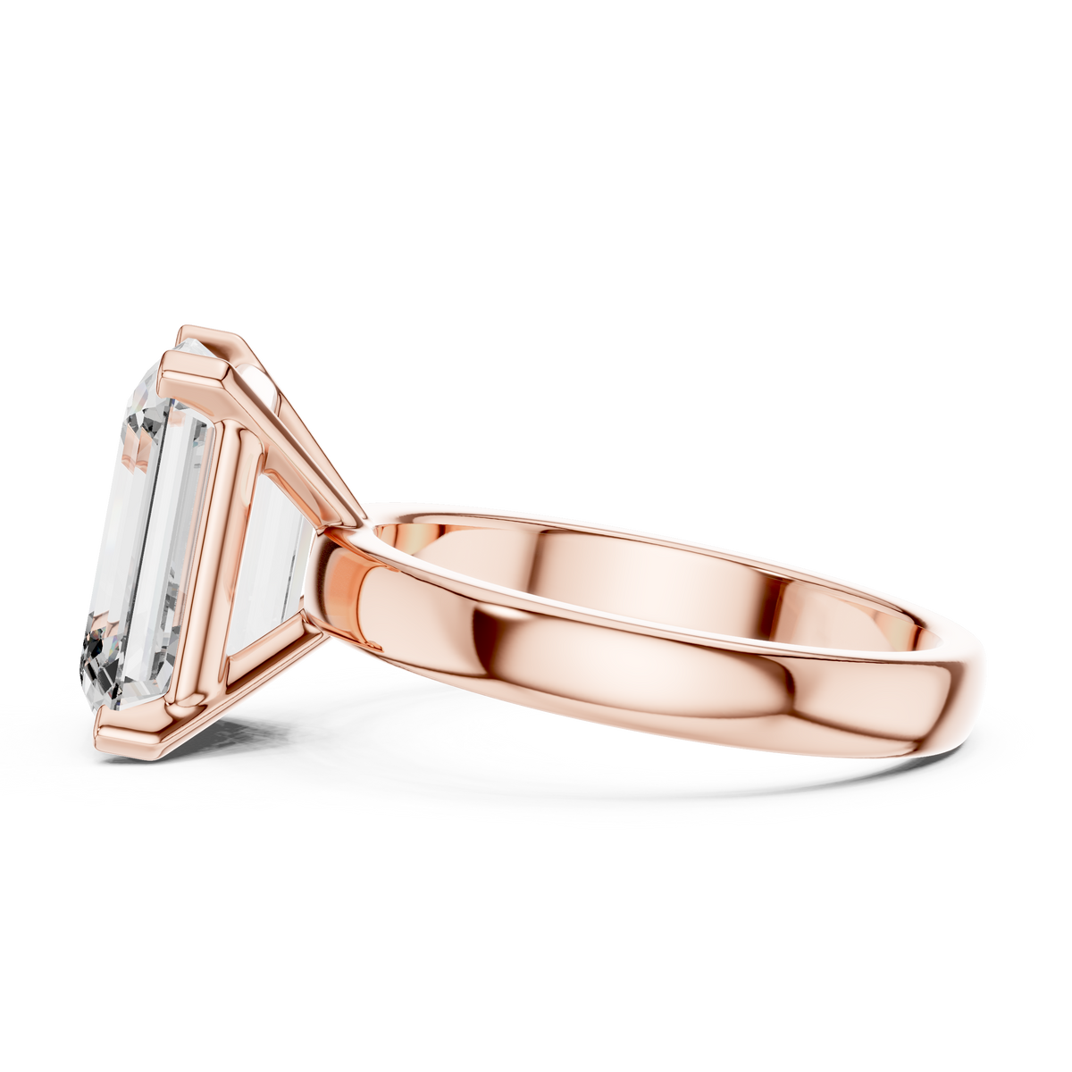 Exklusiver Prinzessschliff Diamant Verlobungsring – Brautkollektion