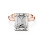 Exklusiver Prinzessschliff Diamant Verlobungsring – Brautkollektion