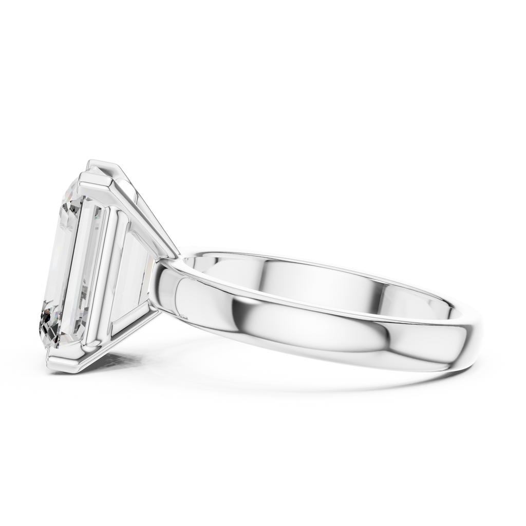 Exklusiver Prinzessschliff Diamant Verlobungsring – Brautkollektion