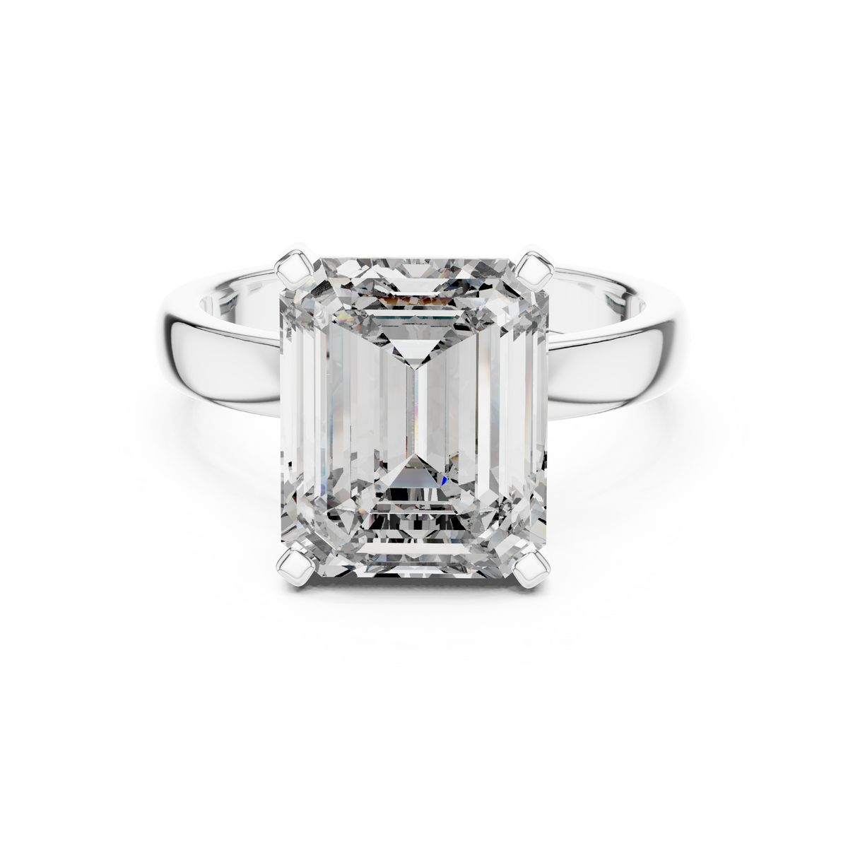 Exklusiver Prinzessschliff Diamant Verlobungsring – Brautkollektion