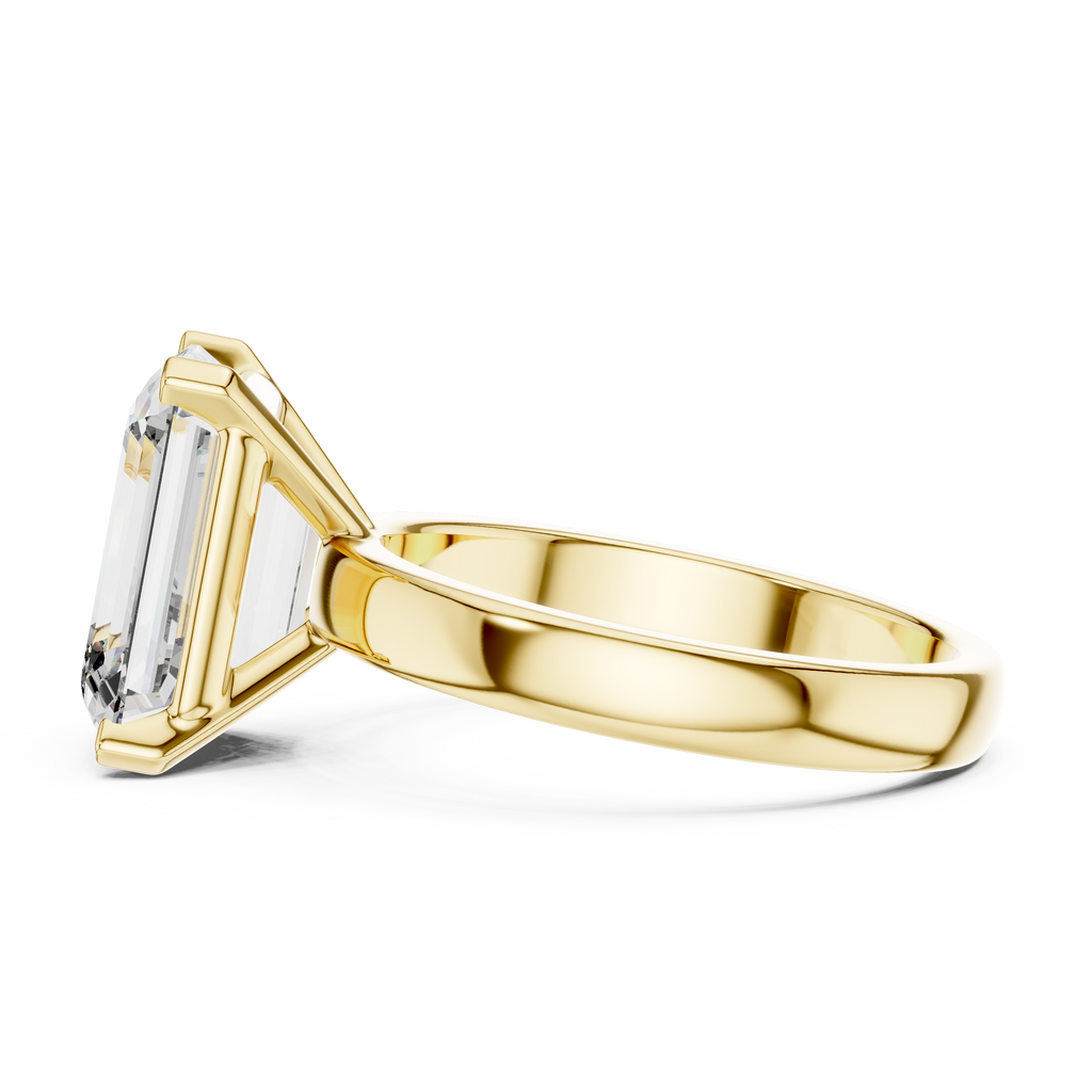 Exklusiver Prinzessschliff Diamant Verlobungsring – Brautkollektion