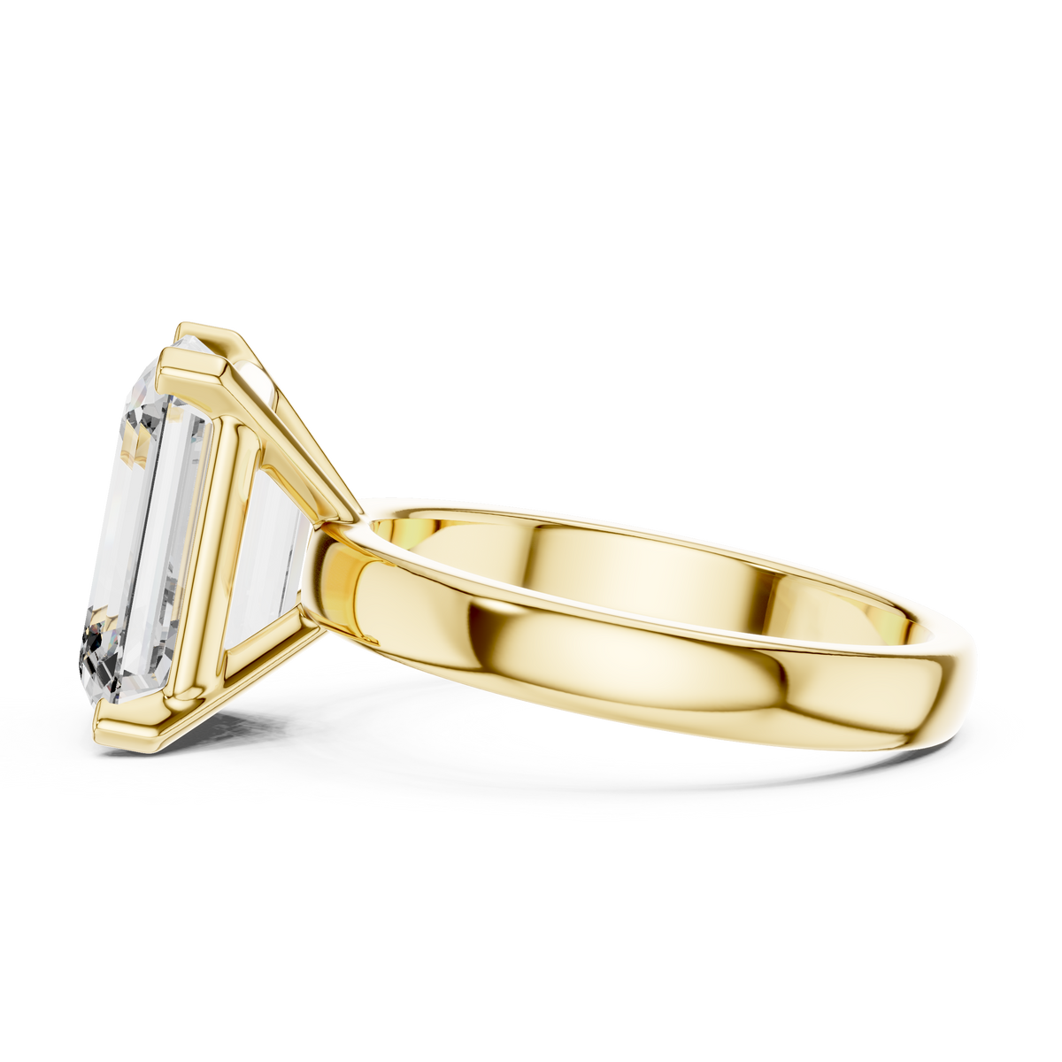 Exklusiver Prinzessschliff Diamant Verlobungsring – Brautkollektion