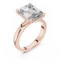 Exklusiver Prinzessschliff Diamant Verlobungsring – Brautkollektion