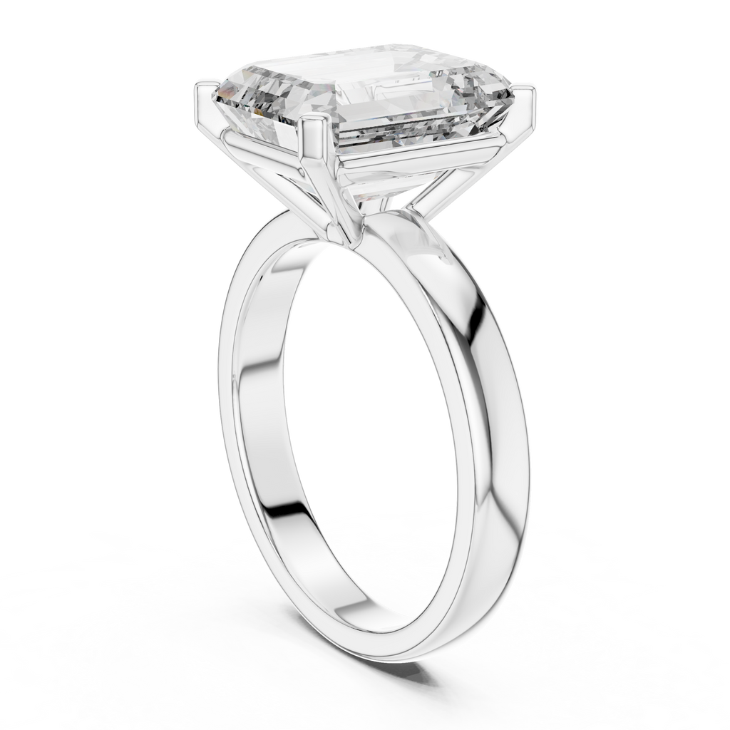 Exklusiver Prinzessschliff Diamant Verlobungsring – Brautkollektion