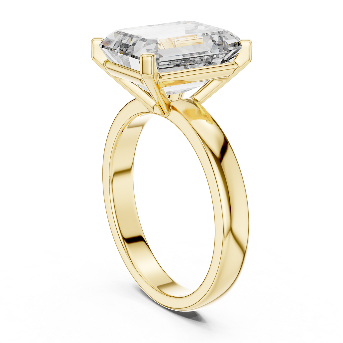 Exklusiver Prinzessschliff Diamant Verlobungsring – Brautkollektion