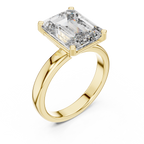Exklusiver Prinzessschliff Diamant Verlobungsring – Brautkollektion