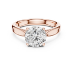 Eternal Curve Round Lab Grown Diamond Solitaire Ring