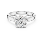 Eternal Curve Round Lab Grown Diamond Solitaire Ring