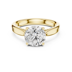 Eternal Curve Round Lab Grown Diamond Solitaire Ring