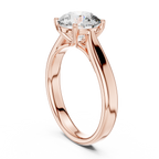 Eternal Curve Round Lab Grown Diamond Solitaire Ring