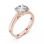Eternal Curve Round Lab Grown Diamond Solitaire Ring