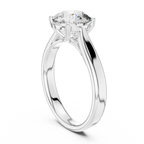 Eternal Curve Round Lab Grown Diamond Solitaire Ring