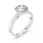 Eternal Curve Round Lab Grown Diamond Solitaire Ring