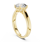 Eternal Curve Round Lab Grown Diamond Solitaire Ring