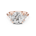 Elara Three-Stone Lab Grown Diamond Ring.