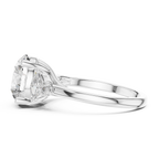 Elara Three-Stone Lab Grown Diamond Ring.