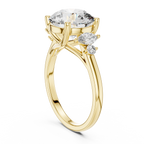 Elara Three-Stone Lab Grown Diamond Ring.