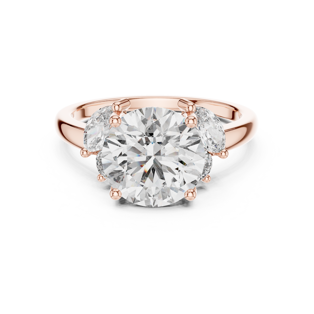 Aveline Three-Stone Lab Grown Diamond Ring