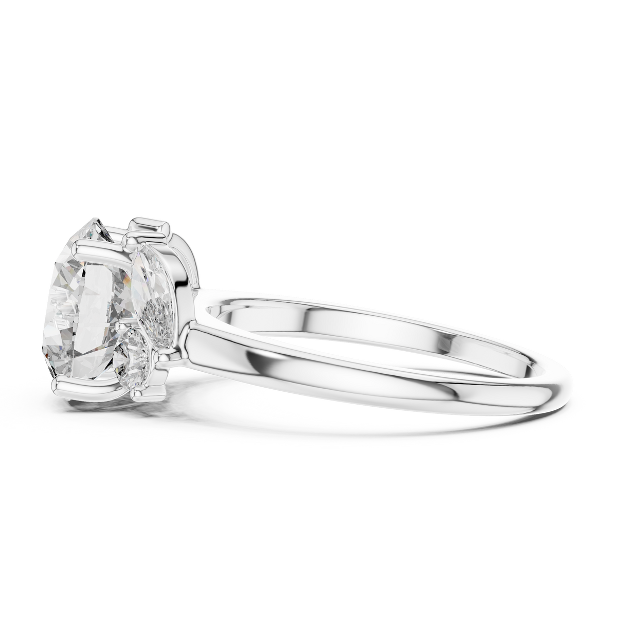Aveline Three-Stone Lab Grown Diamond Ring