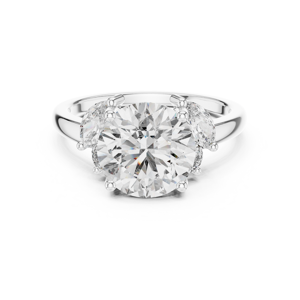 Aveline Three-Stone Lab Grown Diamond Ring