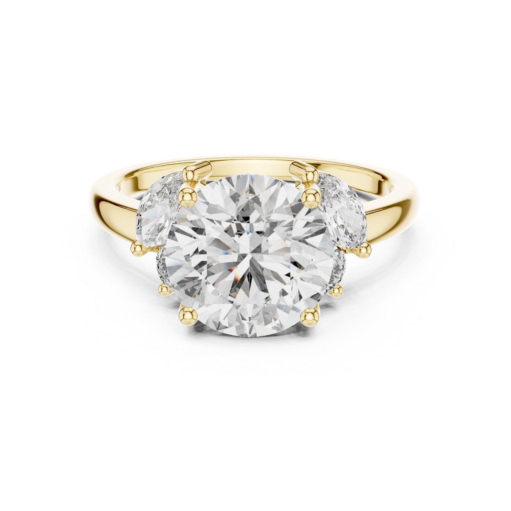 Aveline Three-Stone Lab Grown Diamond Ring