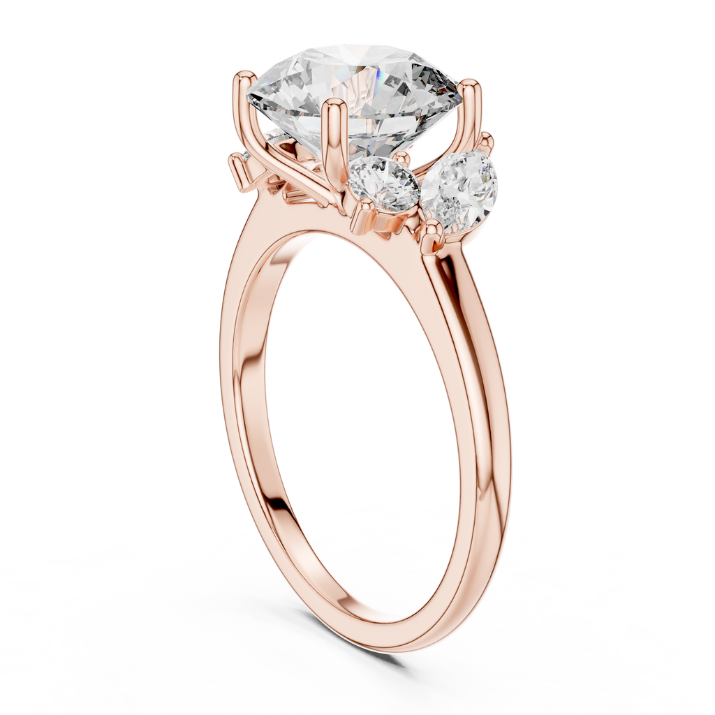 Aveline Three-Stone Lab Grown Diamond Ring