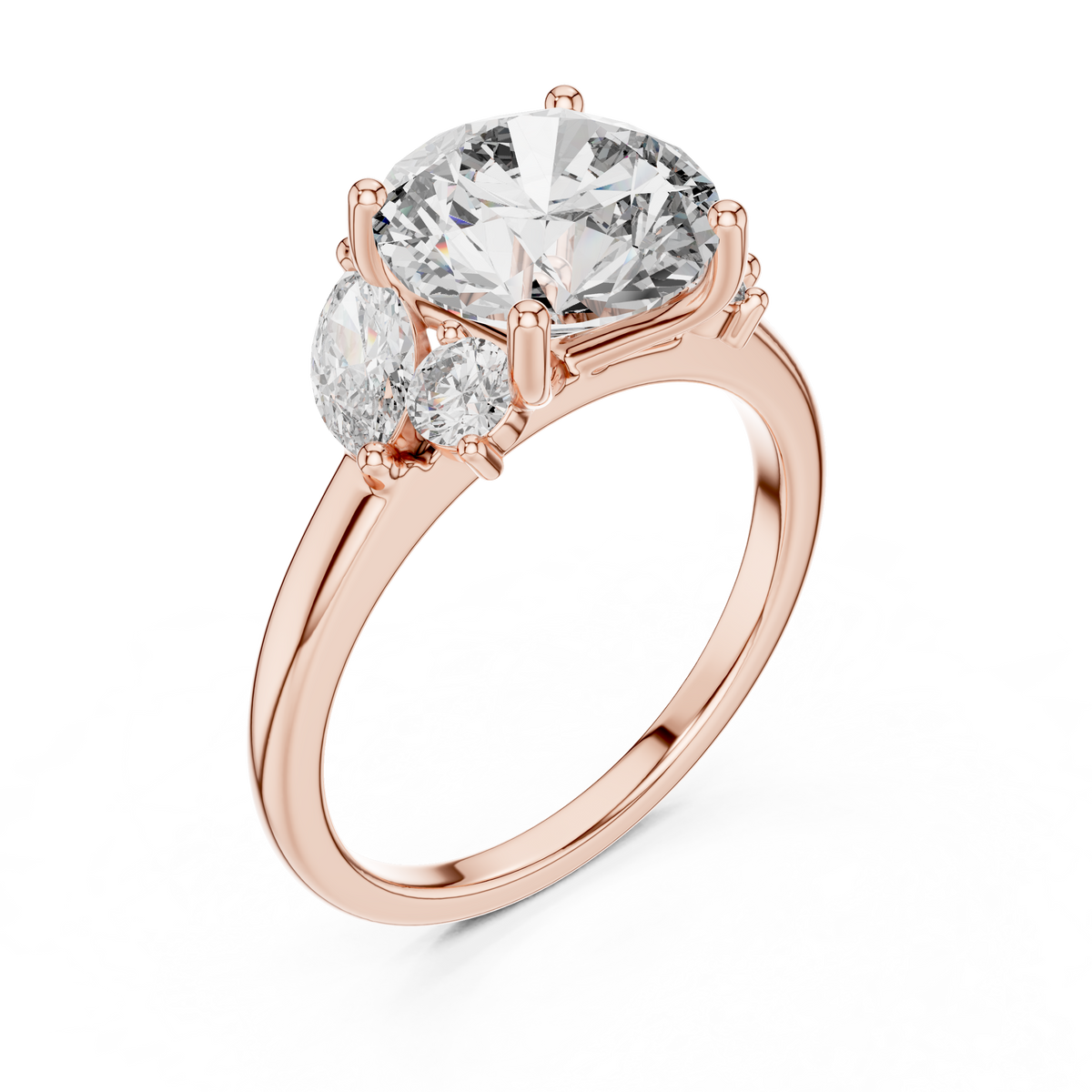 Aveline Three-Stone Lab Grown Diamond Ring