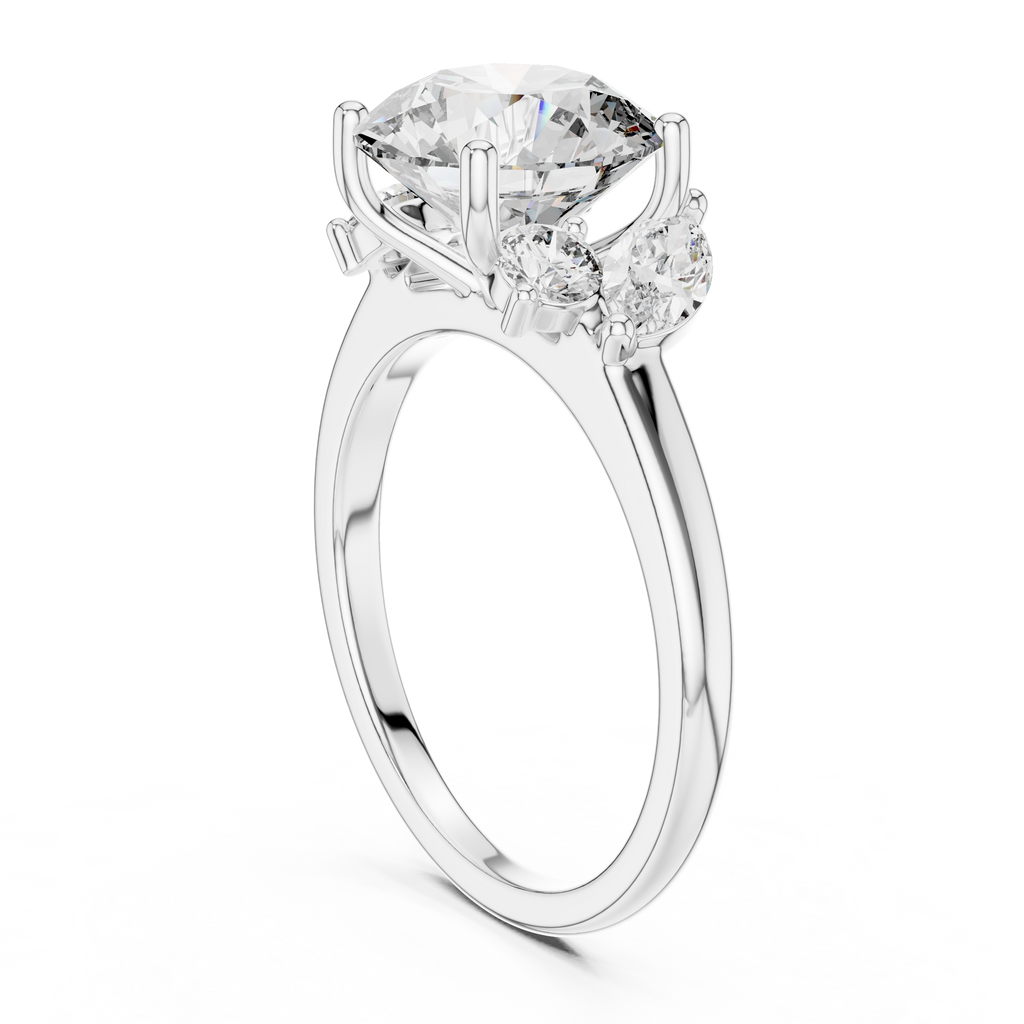 Aveline Three-Stone Lab Grown Diamond Ring